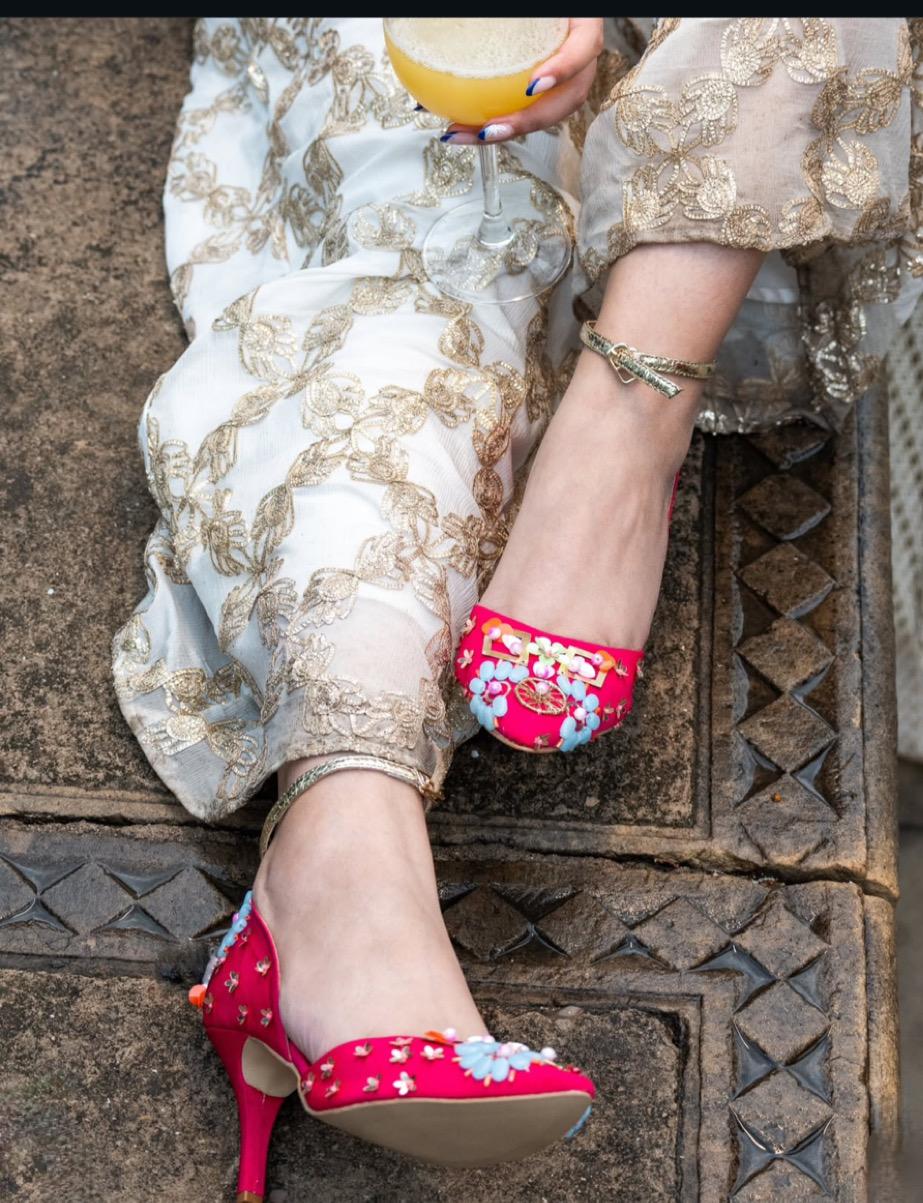 Fuchsia Fortune Heel